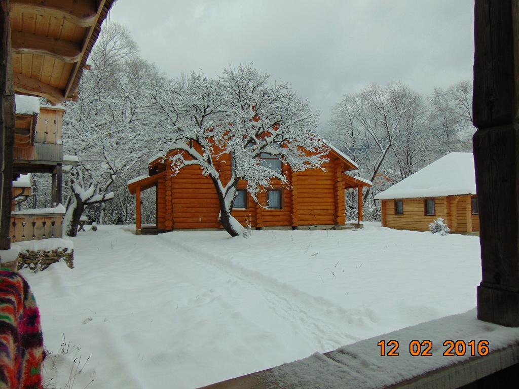 Casutele Din Moisei Hotel Bagian luar foto