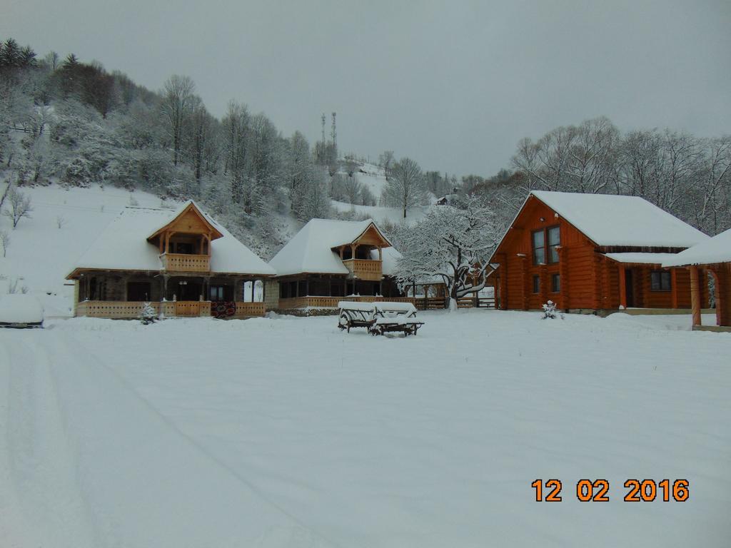 Casutele Din Moisei Hotel Bagian luar foto